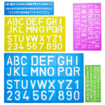 Mr. Pen- Alphabet Templates, Alphabet Stencils, Pack Of 5