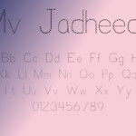 Mv Jadheedh Trace Font | Ibrahim Jadheedh Ahmed | Fontspace