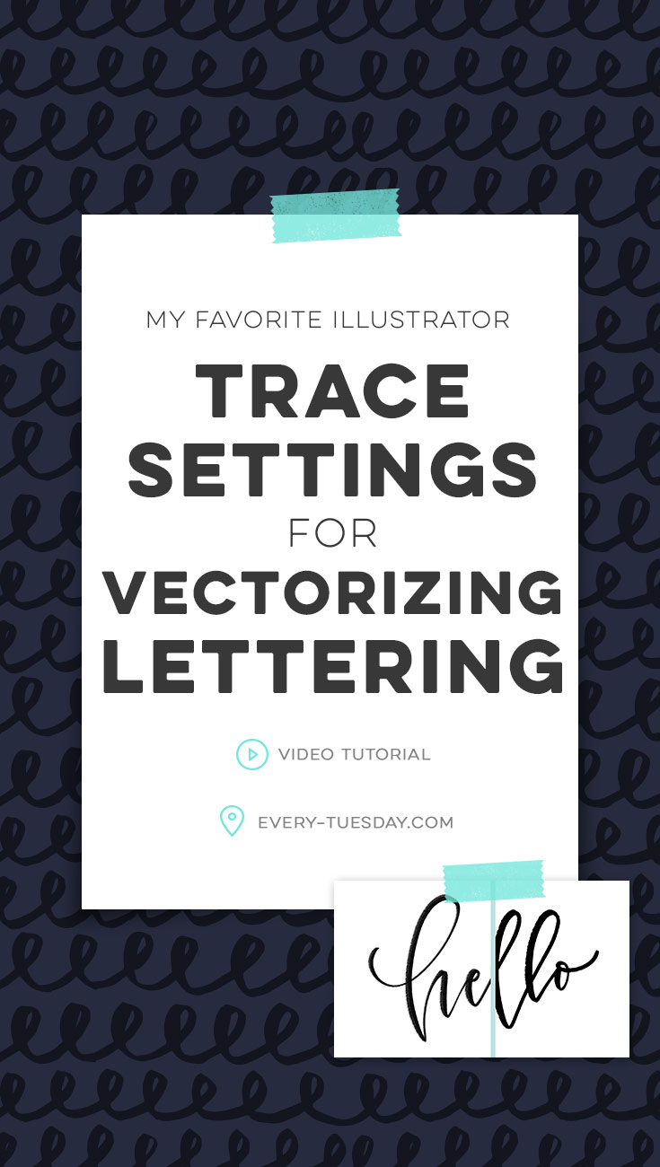 My Favorite Illustrator Trace Settings To Vectorize