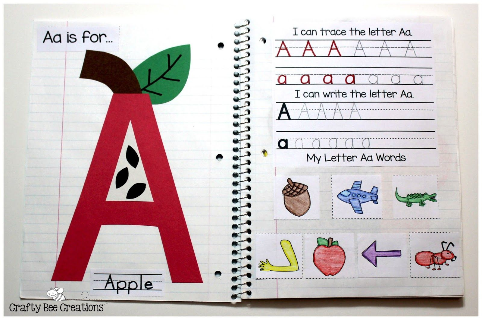 My First Interactive Notebook! | Interactive Alphabet