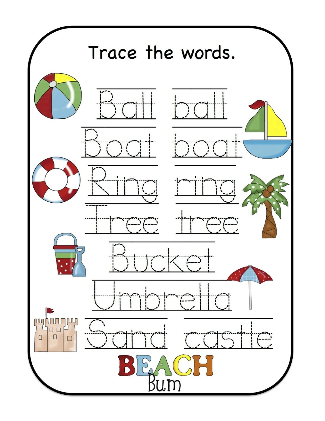 Name Trace Worksheet As Writing Devise | Worksheets For Kids