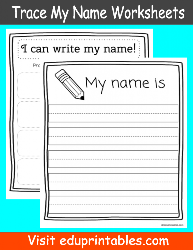 Name Tracing Printable – Eduprintables