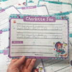 Name Tracing Sheet (Little Mermaid), Babies &amp; Kids, Toys