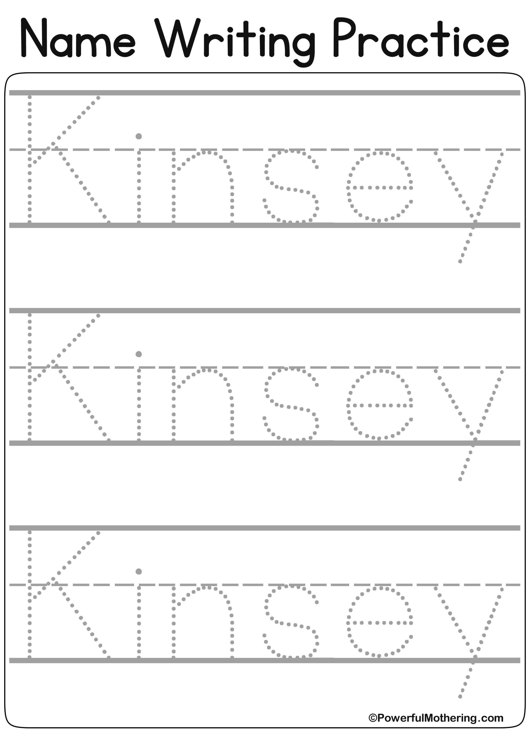 Name Tracing Worksheets Imagelynnette Yeo On Preschool