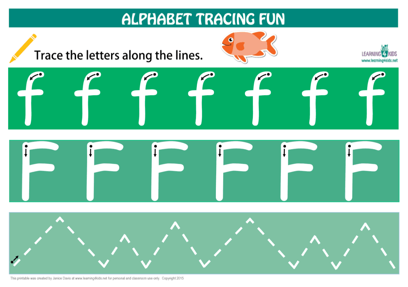 Number &amp;amp; Letters Tracing Mats Standard Print