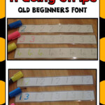 Number Tracing Strips 0-20 Qld Beginners Font | Math Lesson