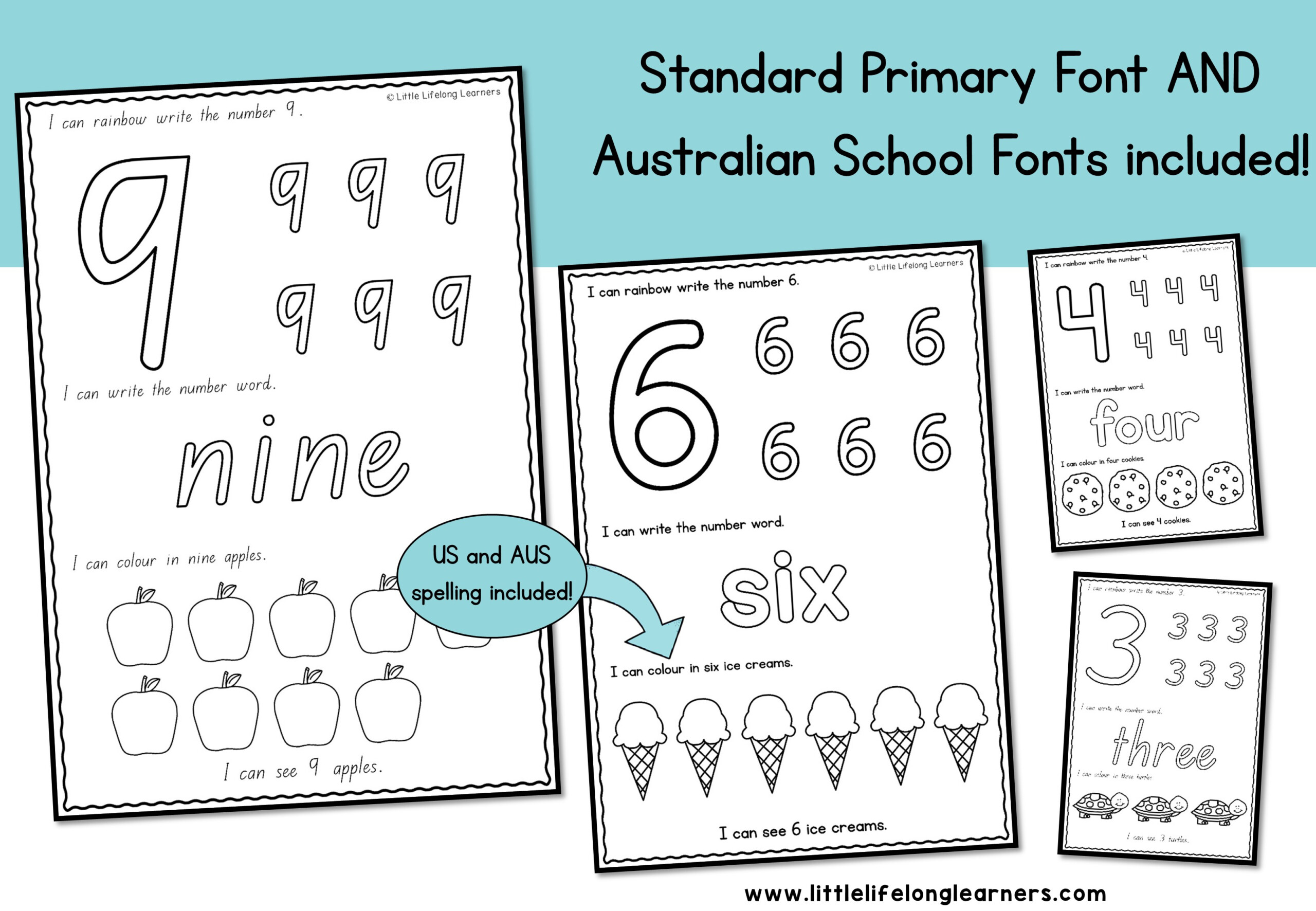 Number Writing Worksheets