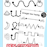 Our Pen Control And Tracing Printables Are A Fun Way To