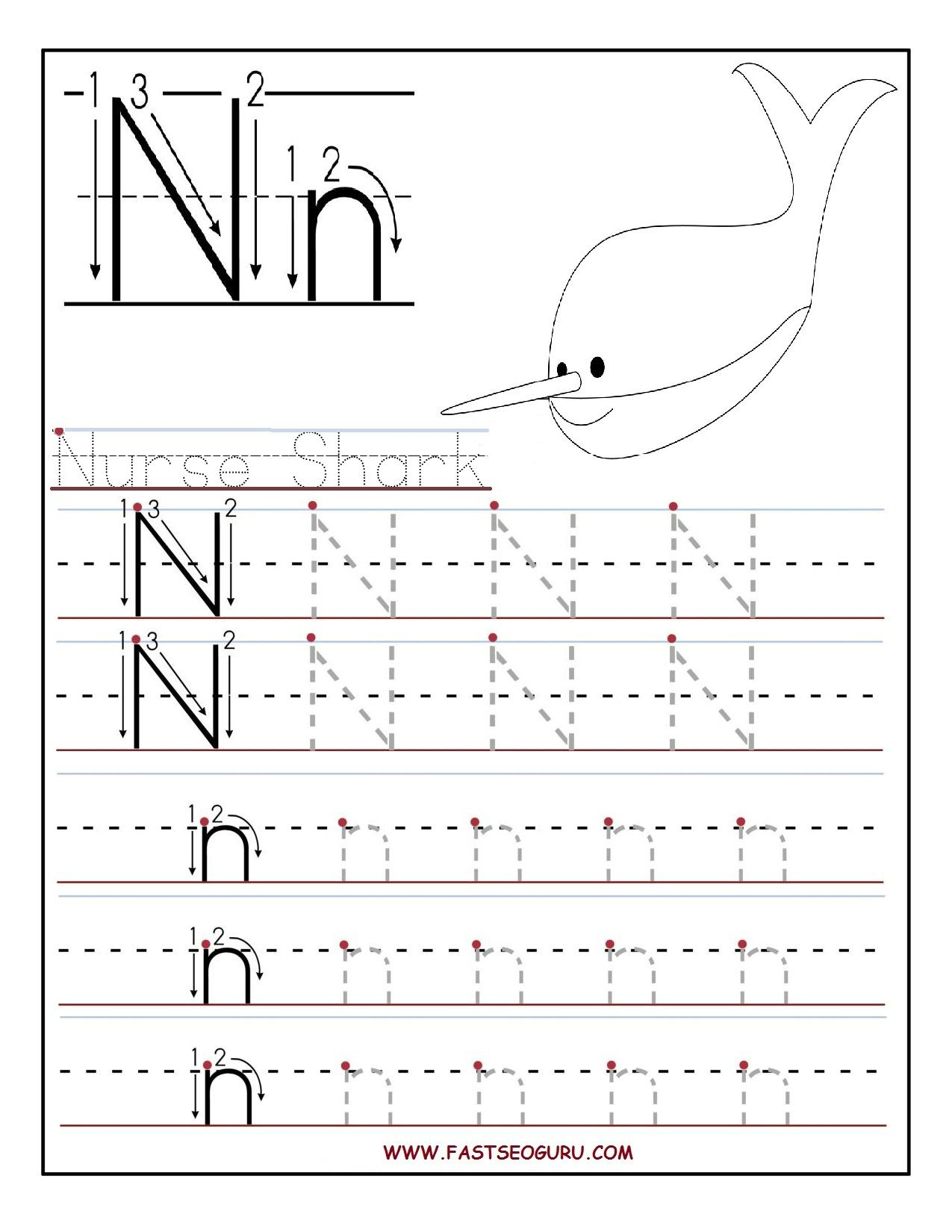 Pinvilfran Gason On Decor | Letter Tracing Worksheets On