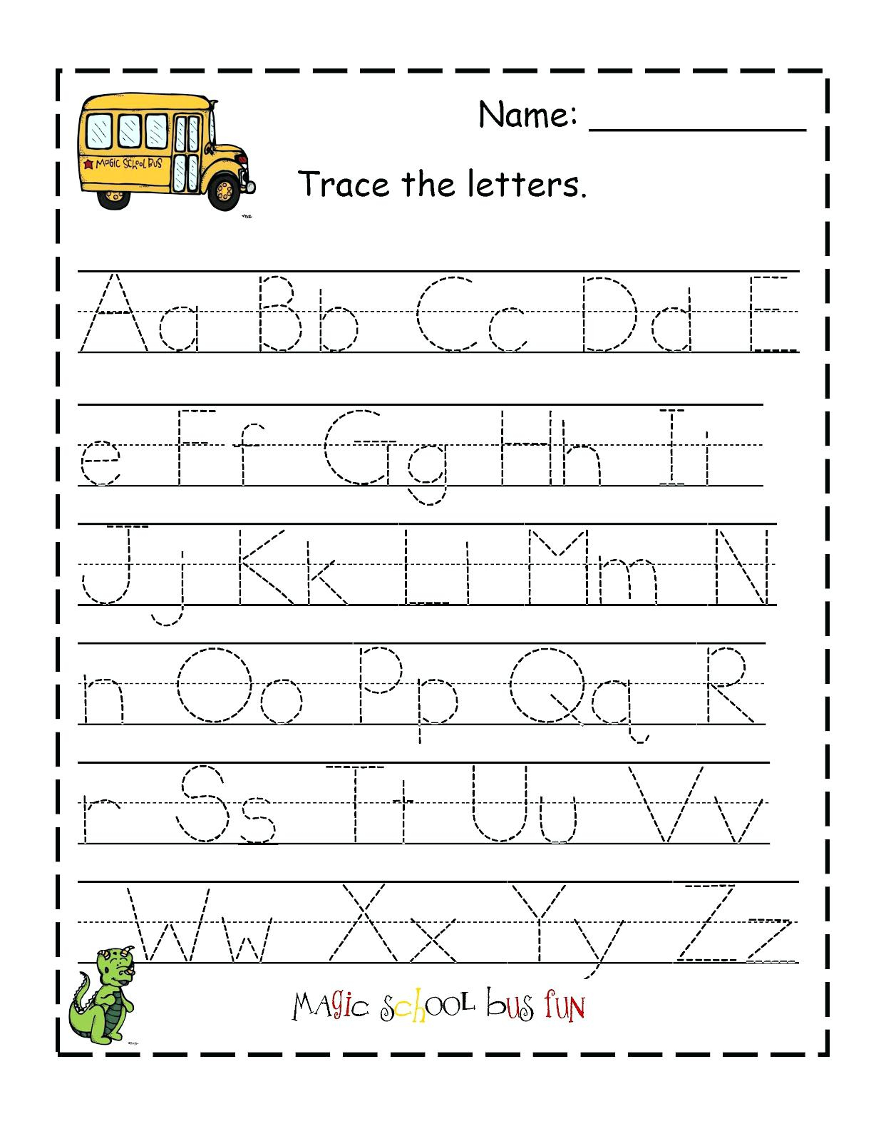 Pre K Tracing Worksheets – Callumnicholls.club