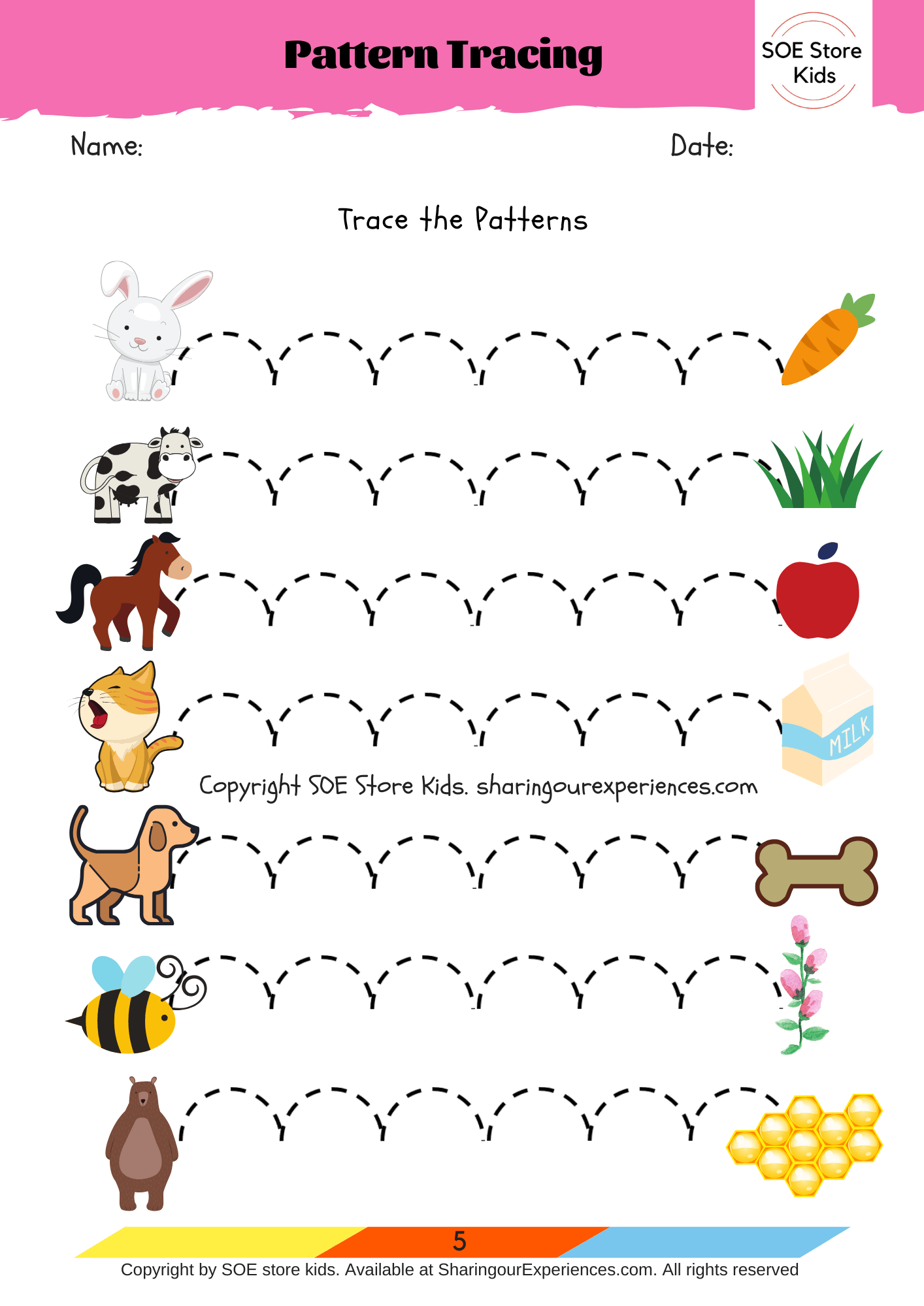 Pre Writing Worksheets Pdf Preschoolers 3 Year Olds - Downloadable  Worksheets
