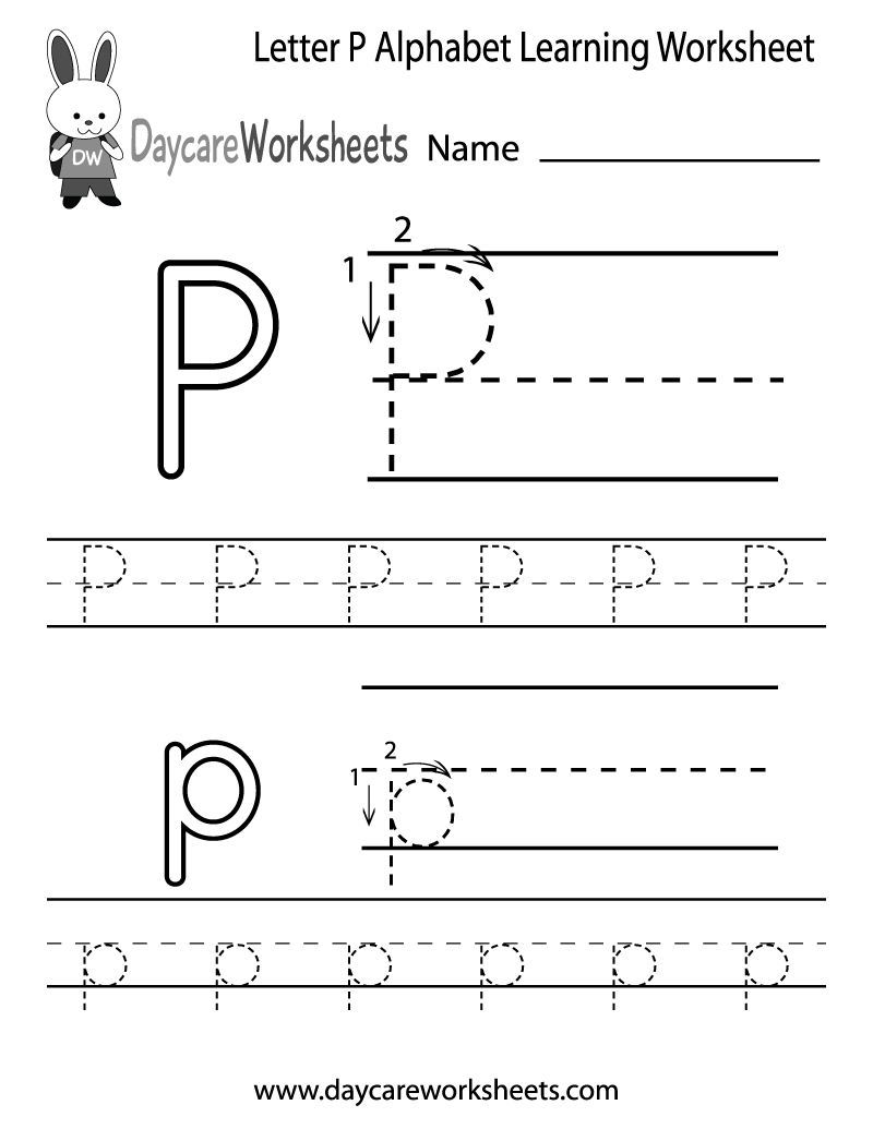 Preschool Alphabet Worksheets | Learning Worksheets