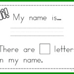 Preschool Name Tracing Worksheets Free - Clover Hatunisi