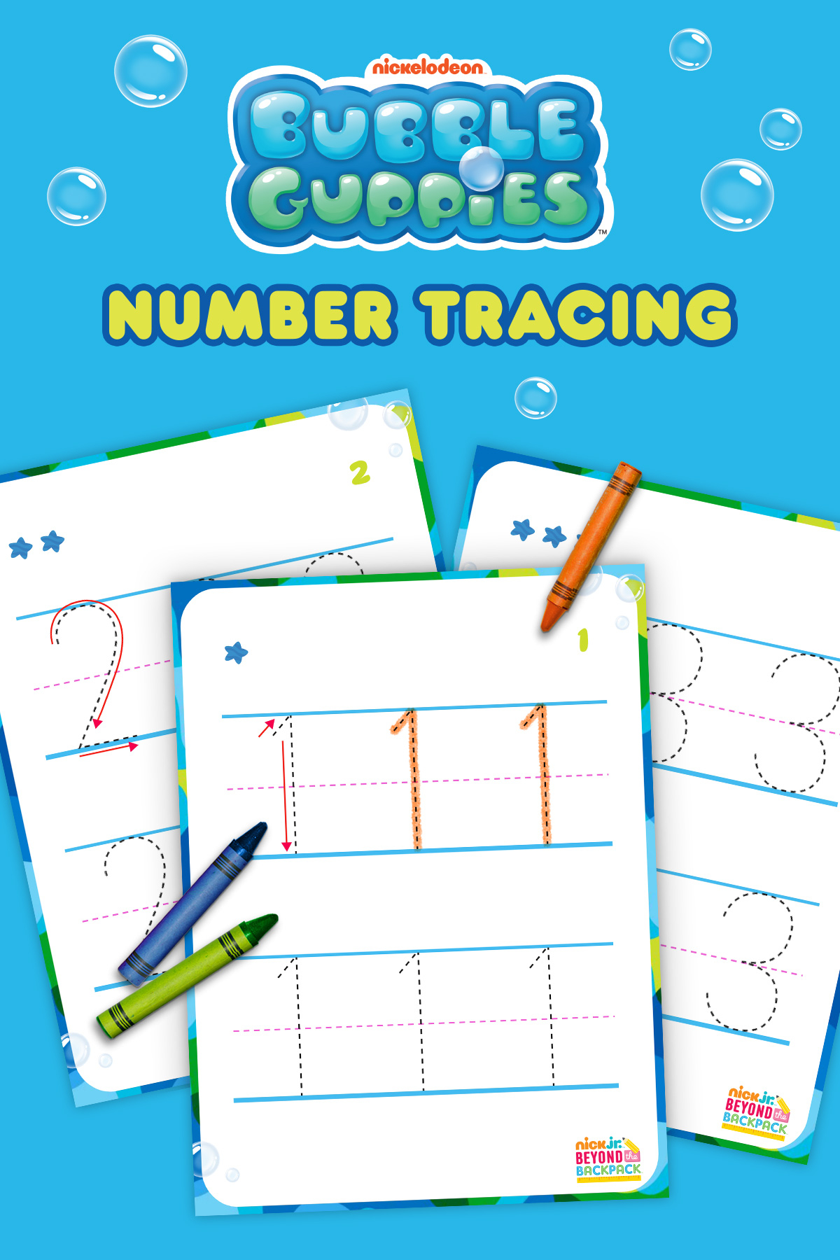Preschool Number Tracing | Nickelodeon Parents