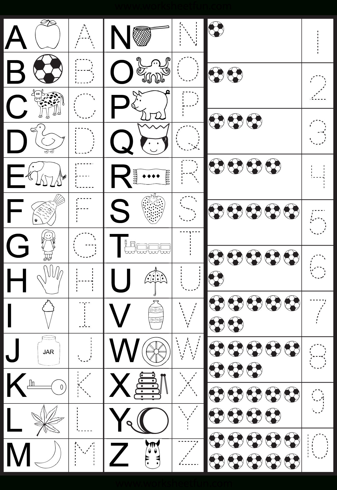 Preschool Number Tracing Worksheets Free Printable - Clover