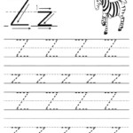 Preschool Worksheet Letter Z - Clover Hatunisi