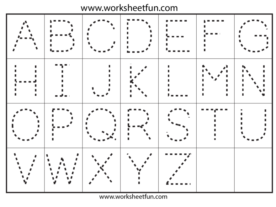 Preschool Worksheets Alphabet Tracing Letter A | Tracing