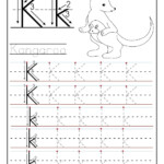 Printable Letter K Tracing Worksheets For Preschool