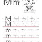 Printable Letter M Tracing Worksheets For Preschool