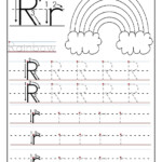 Printable Letter R Tracing Worksheets For Preschool | Letter