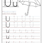Printable Letter U Tracing Worksheets For Preschool (With