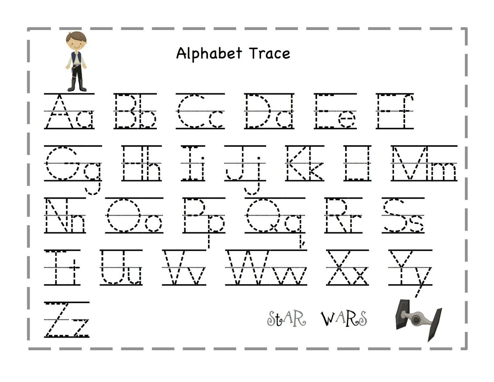 Printable Letters To Trace | Alphabet Tracing, Preschool
