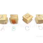 Product|Language Rubber Stamps|Upper Case Alphabet Rubber