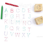 Product|Language Rubber Stamps|Upper Case Alphabet Rubber
