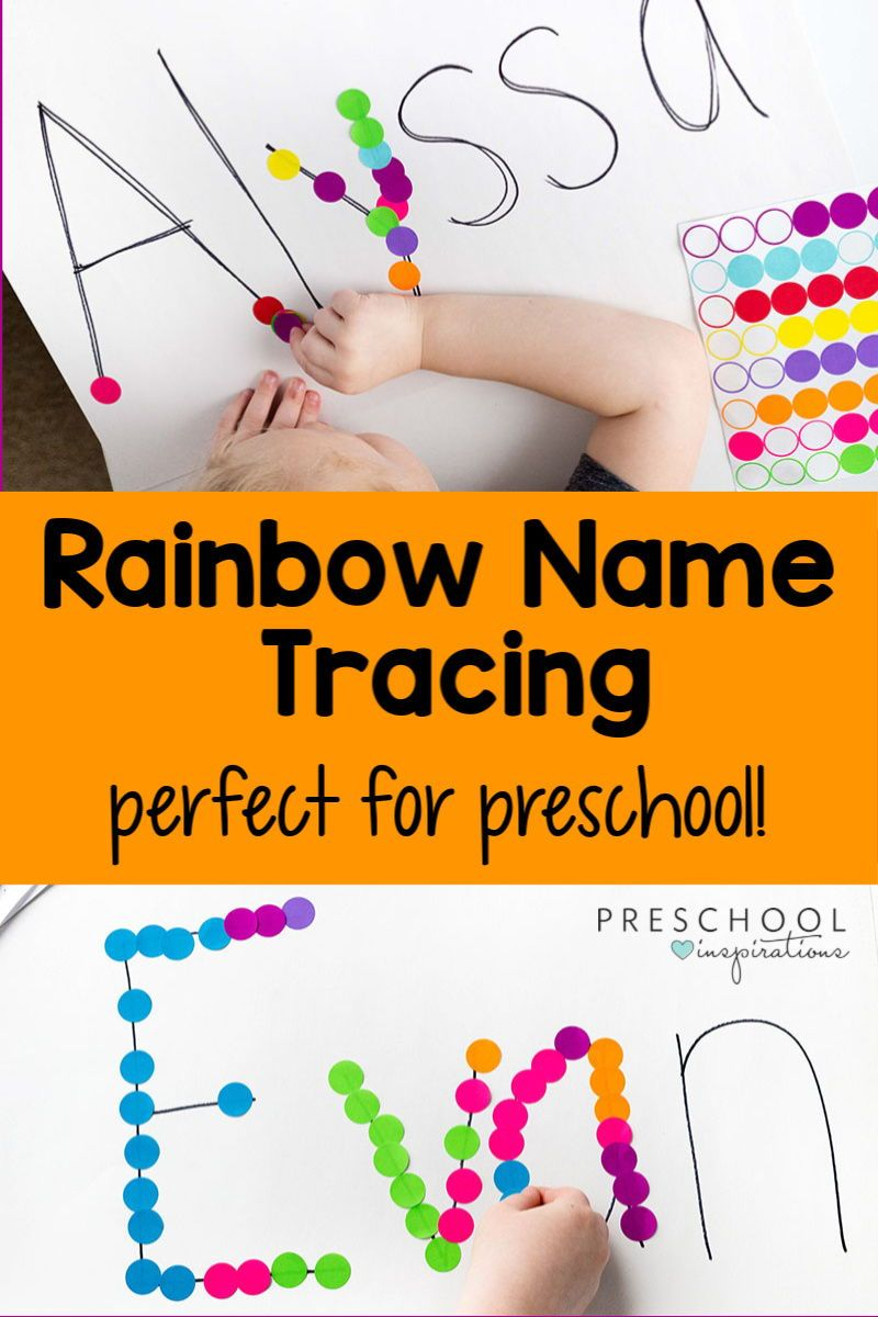 Rainbow Name Tracing Activity In 2020 | Fun Classroom