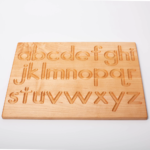Reversible Wooden Alphabet Tracing Board | Printed