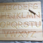 Reversible Wooden Alphabet Tracing Board | Wooden Alphabet