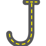 Road Letters | Teaching The Alphabet, Lettering, Writing