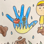 See 220 Drawings Of Houston Kids Tracing Their Hands And
