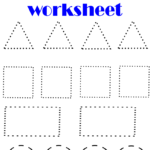 Shape Tracing Worksheets In 2020 | Shape Tracing Worksheets