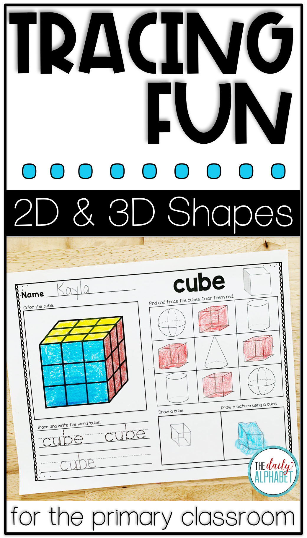 Shapes Tracing Fun | Letter Formation, Beginning Of The