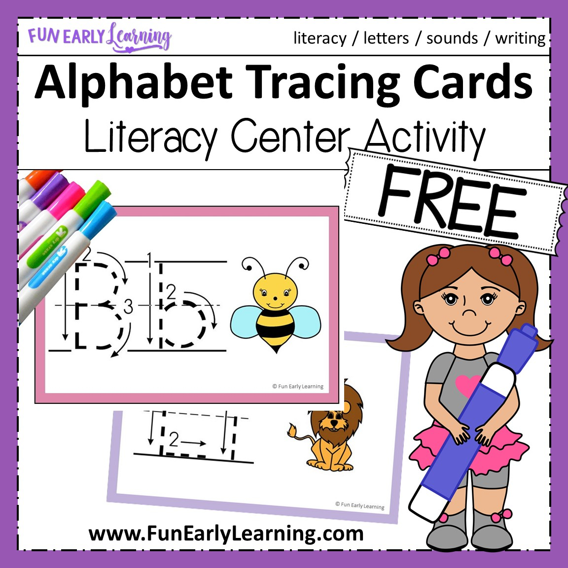 Teach Letters And Writing With Our Free Alphabet Animal