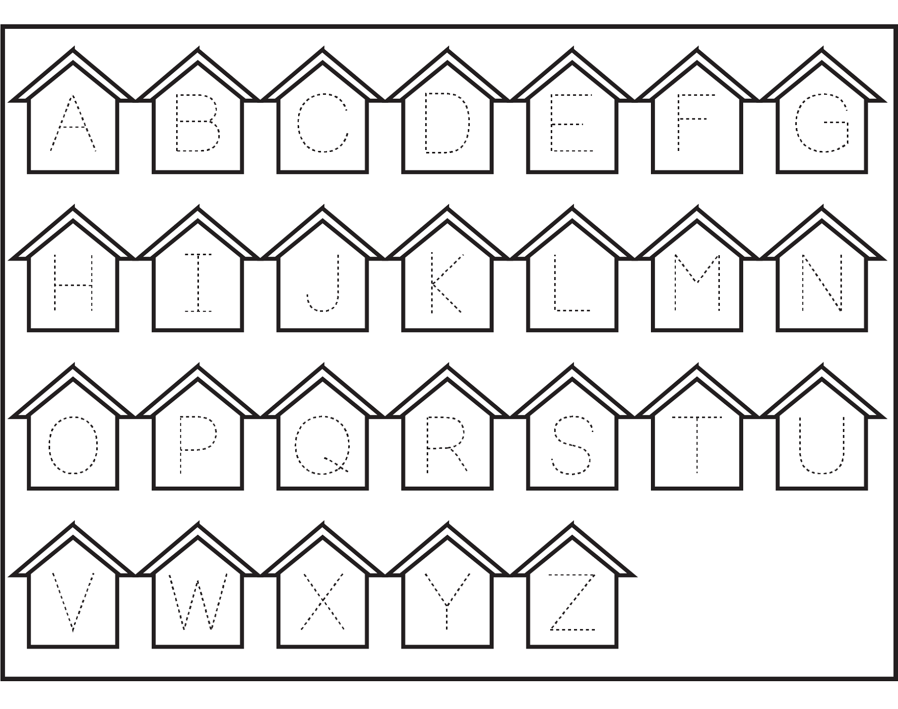 Terminus2: Abc Printable Tracing Worksheets