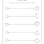 The Learning Site: Pre-Writing Worksheets - Shapes | Pre