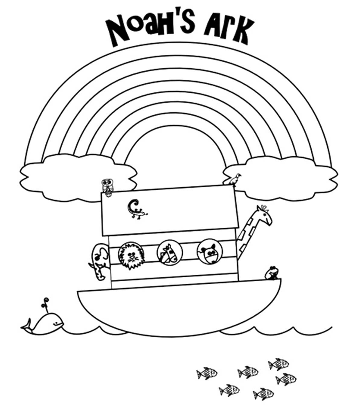 Top 10 &amp;#039;noah And The Ark&amp;#039; Coloring Pages Your Toddler Will