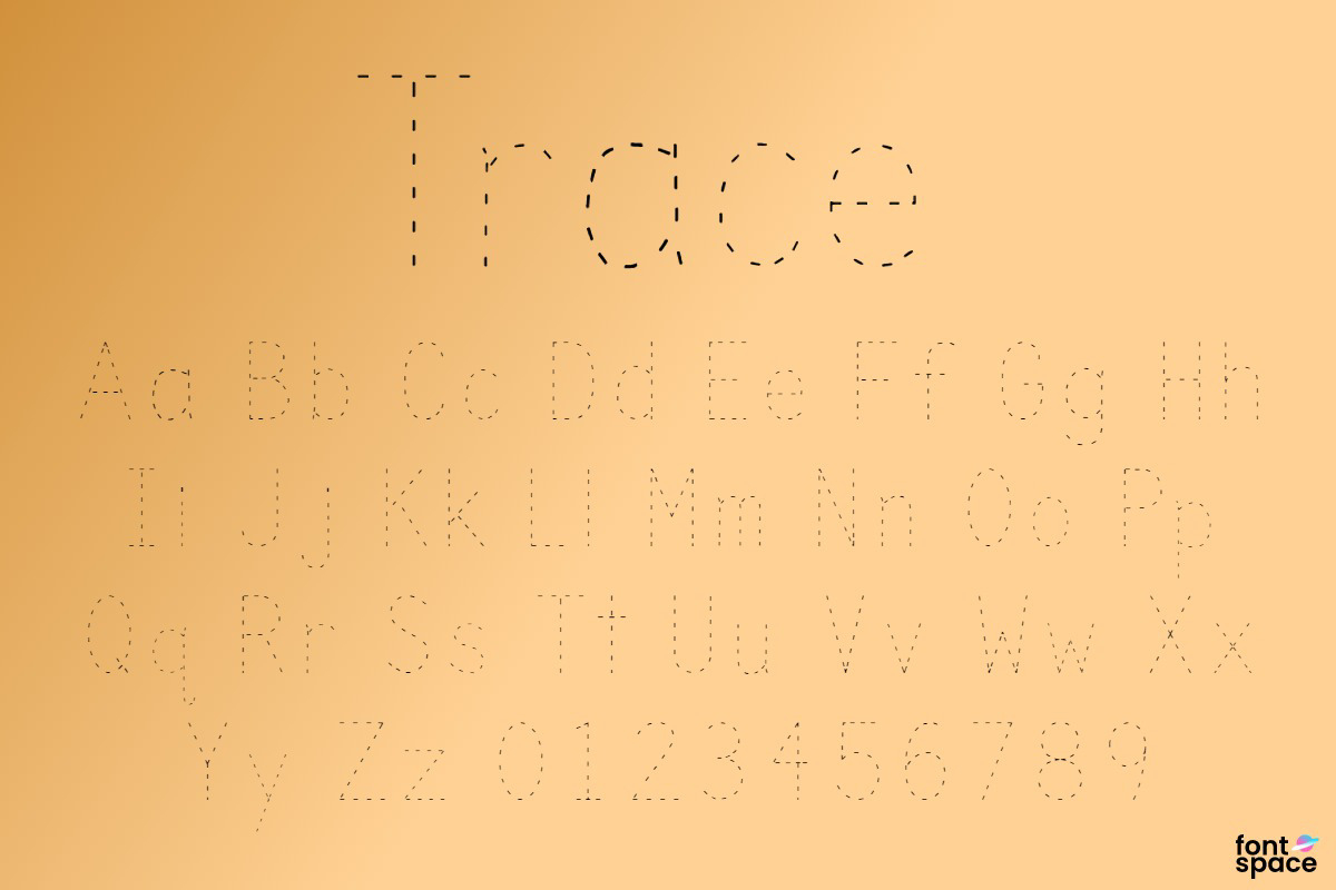 Letter Tracing Font Microsoft Word Download