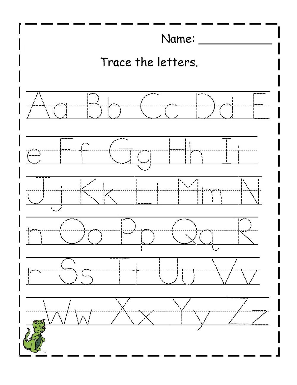 Trace Letters Worksheet Easy In 2020 | Letter Worksheets