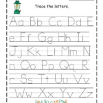 Trace The Alphabet | Preschool Worksheets, Kindergarten