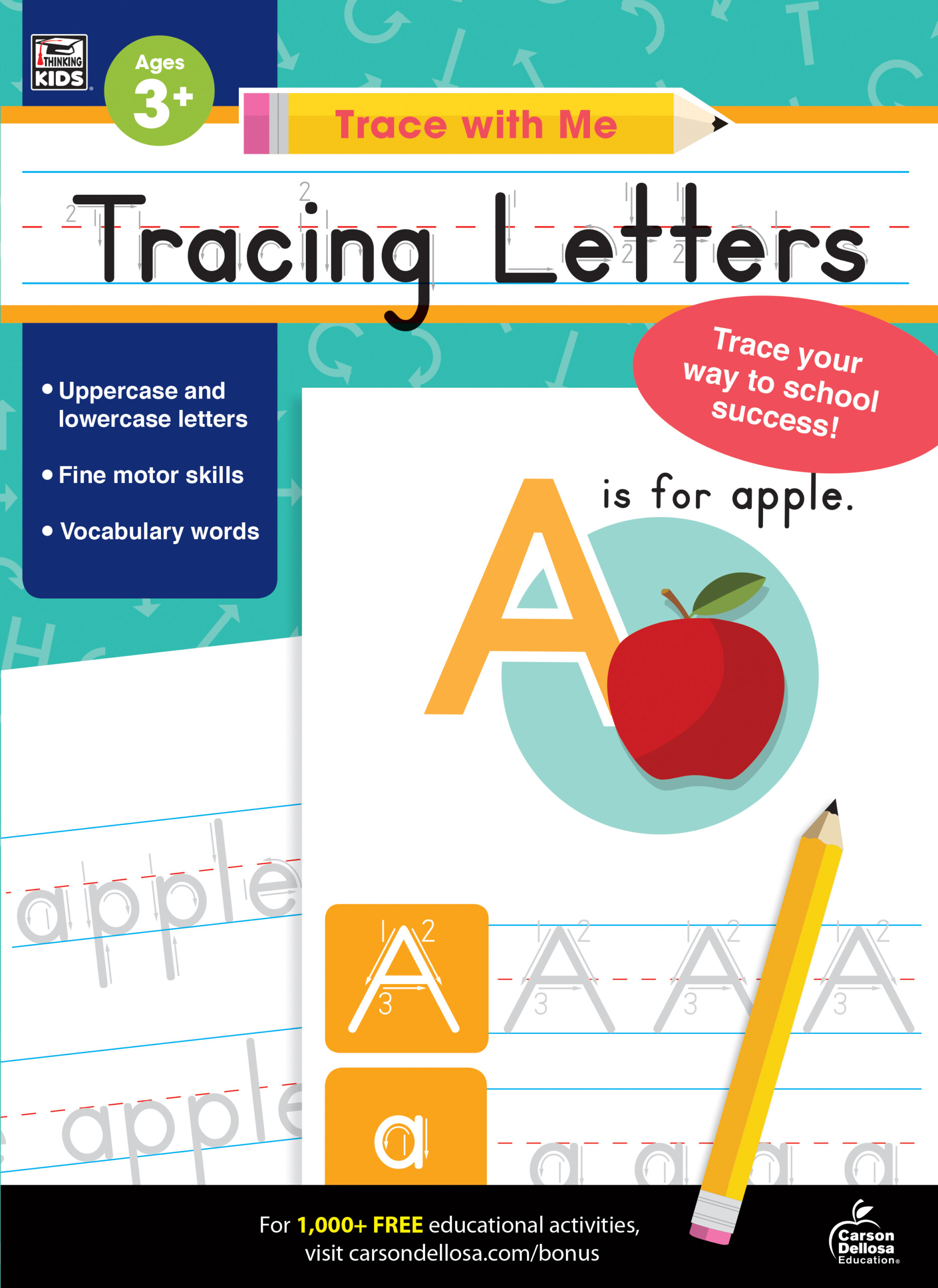Trace With Me Tracing Letters