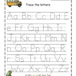 Traceable Alphabet For Learning Exercise | Alphabet Tracing