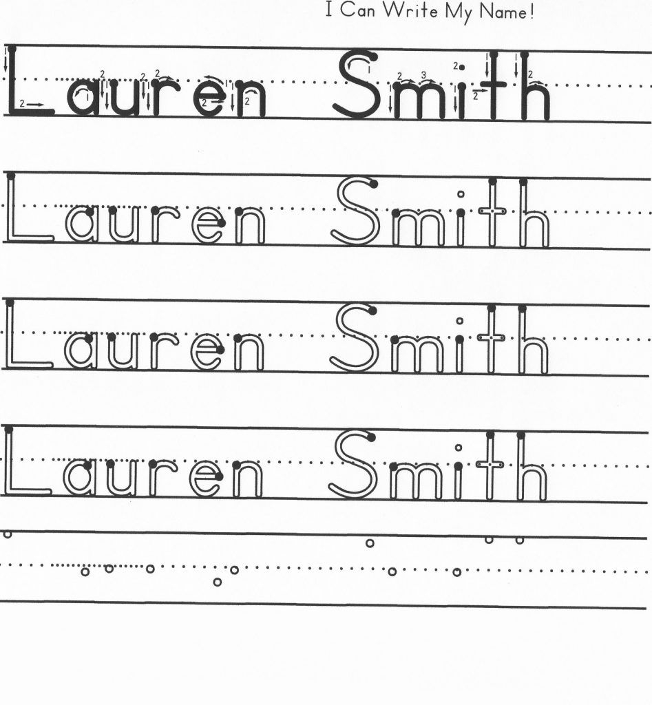 Traceable Name Worksheets | Name Tracing Worksheets