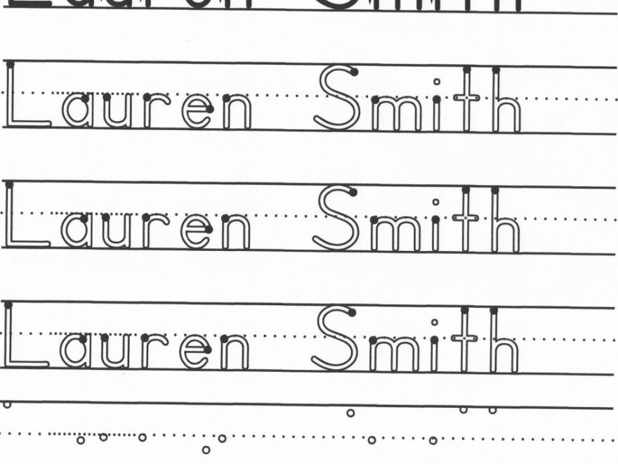 Traceable Name Worksheets | Name Tracing Worksheets