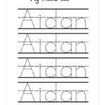 Traceable Name Worksheets | Name Tracing Worksheets, Tracing