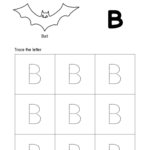 Tracing-Alphabet-Capital-Letter-B-For-Kids - Your Home Teacher
