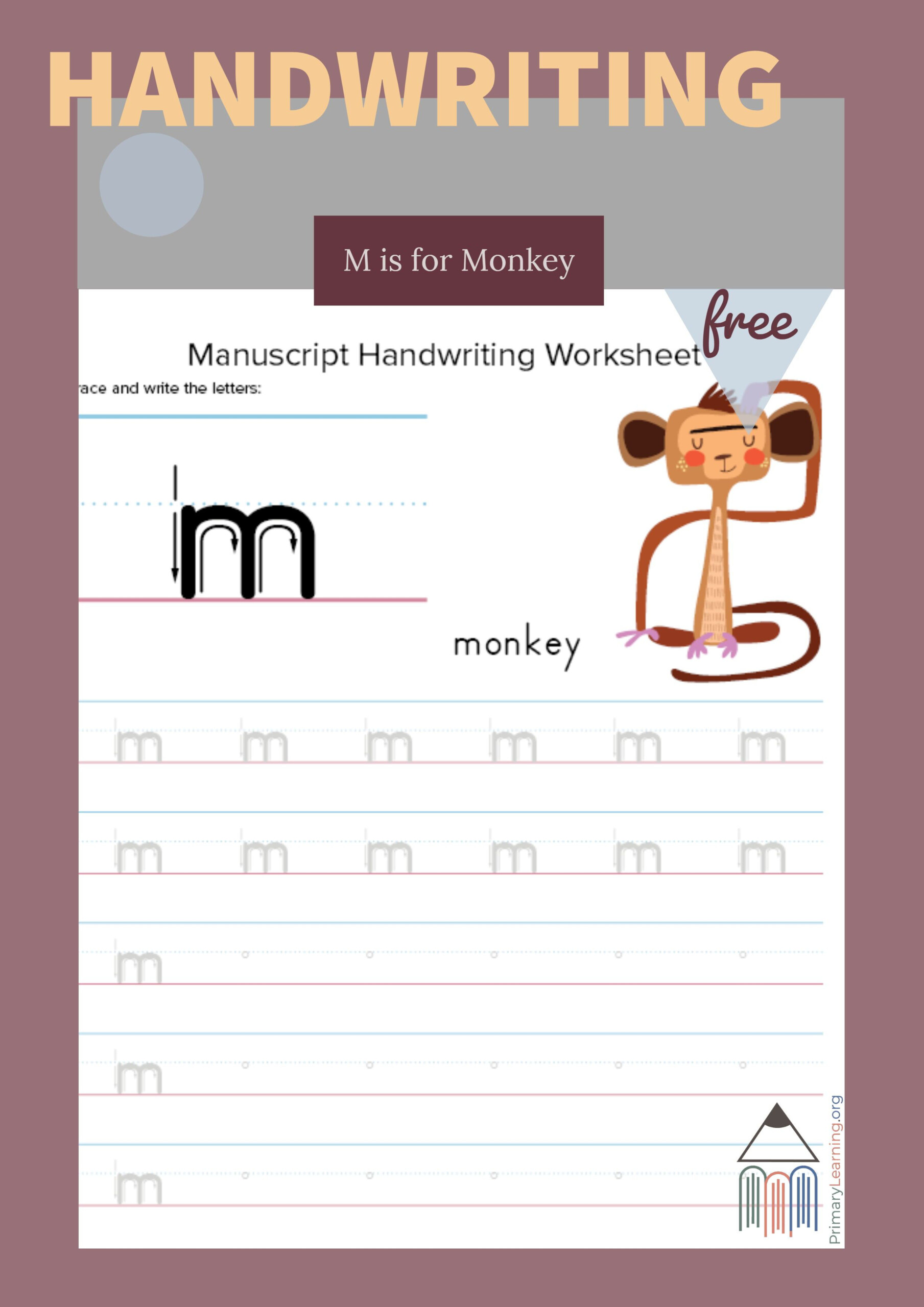 Tracing And Writing Letter M | Letters For Kids, Teaching