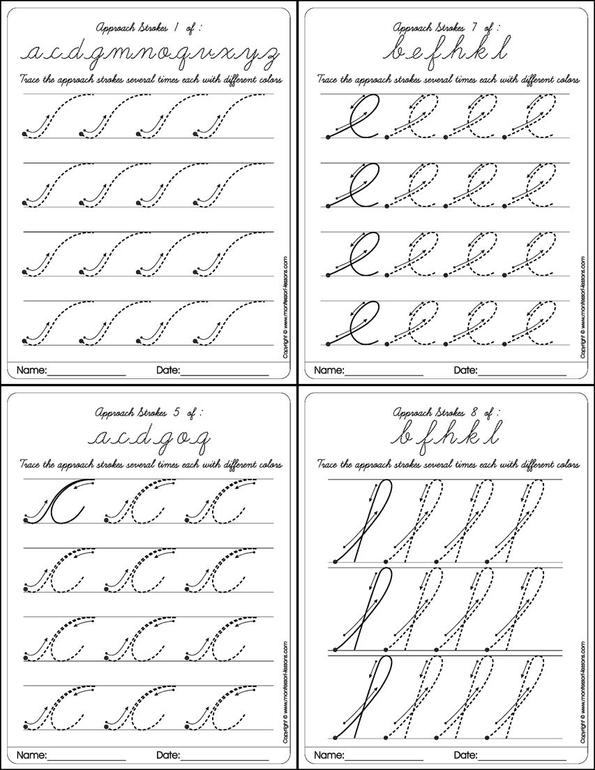 Tracing, Big Approach Letters, A-Z